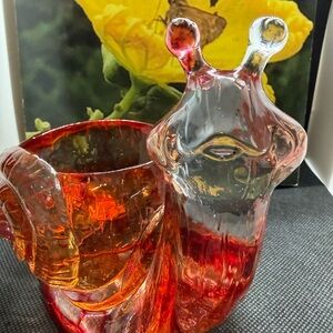 Colorful Unique Resin Snail Sculpture